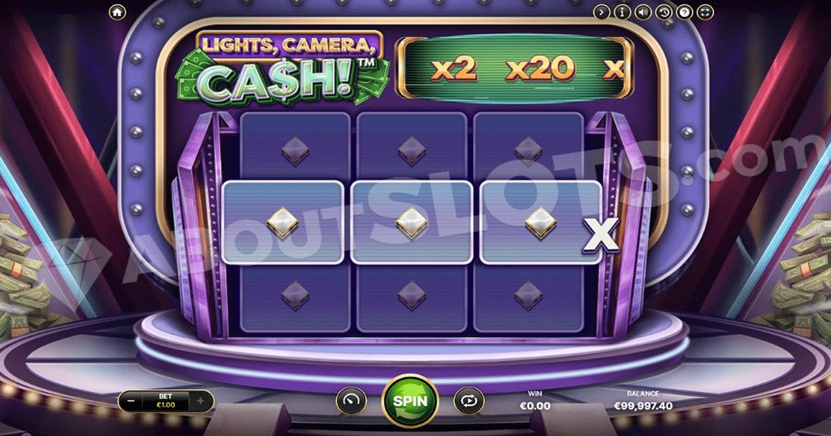 Lights, Camera, Cash! Slot